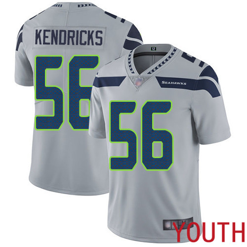 Seattle Seahawks Limited Grey Youth Mychal Kendricks Alternate Jersey NFL Football #56 Vapor Untouchable->women nfl jersey->Women Jersey